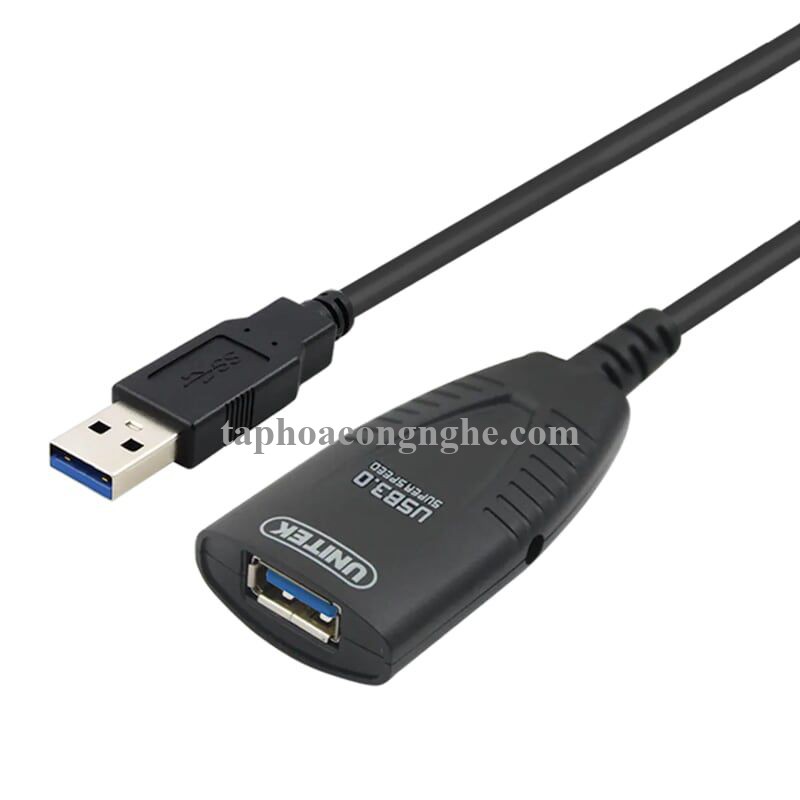 Unitek 95584 Y-3015 3.0 5M Màu Đen Cáp Usb Nối Dài 30095584